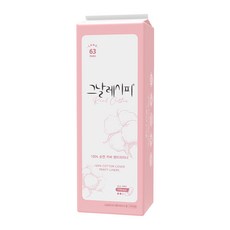 그날레시피 순면100% 팬티라이너 롱, 63개입, 1개