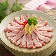 항정살 2kg 육즙이 가득하고 식감이 탱글한 ~지방 손질이 잘된 항정살 (뒷고기 특수부위 국내산 돼지고기), 1개