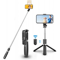 Hangfa Selfie Stick Tripod with Wireless Remote Bluetooth Selfie Stick for iPhone X / XR / XS / 8