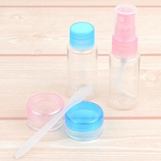 크림공병 여행용 화장품 소분용기 세트 10개 충전식공병, 단일상품
