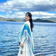 담요 숄 가디건 몽골 보헤미안 어깨 여행 망토 티베트 판초