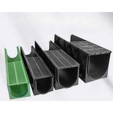 PE배수로 플륨관 콘크리트 측구 차도용 스텐 u자형, U150x102x102 (싱글 싱크), 1개
