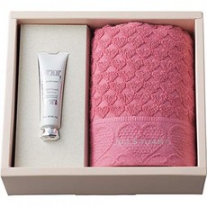 질 스튜어트 JILLSTUART 페이스 타올 & 핸드 크림 30g 선물 세트 포장 된 (J-30), 단일상품