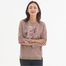 [크로커다일레이디] 직영_라운드넥 아트윅 긴팔 티셔츠_CLBFTS108