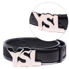 [생로랑] 남성 YSL 로고 벨트 (285201HB71N1000)