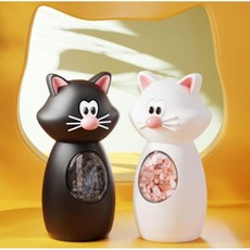 소금후추그라인더 세트 고양이 그라인더 2종 핑크소금 후추갈이, 1개