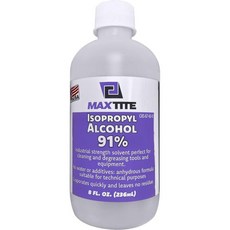 맥스타이트 이소프로필 알코올 91 갤런 1개 32oz 4팩, 8 fl oz - 91%