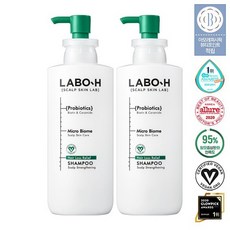 라보에이치 탈모증상완화 샴푸 400ml 2입, 02 두피쿨링 400ml 2입, 상세설명 참조