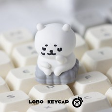 2개세트 농담곰키캡 우는농담곰 짤 키보드 포인트 키캡 장패드 피규어 인형 미니어처 포인트 키캡 굿즈 농담곰 하트 크리스마스 썩소 브이 우쭐, 2종이 풀세트로 배송됩니다
