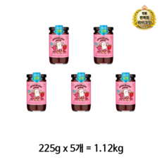 복음자리 잼다운 잼 딸기 & 라즈베리, 1개, 1.12kg