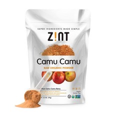 Zint Camu Camu Powder Organic | Superfood Powder | 진트 카무 카무 파우더 유기농 | 슈퍼푸드 파우더 | 유기농 과일 성분 | 스무디 주스, 1개, 99.22g