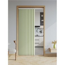 자바라문 접이식 커튼 시리즈 문짝 파티션 옷장 신발 캐비닛 등에 적합, 4) green - 180cmx200cm