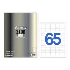 폼텍 레이저 광택 라벨 LB-3100 100매 디자인라벨용지 광택라벨, 옵션_없는__상품, 1개