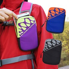 산악 등산용 스마트폰 가방, 검정(XL)