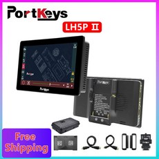 프리뷰 모니터 portkeys lh5p ii 터치스크린 카메라 필드 5.5quot 4k, bmd를 위해, 1개