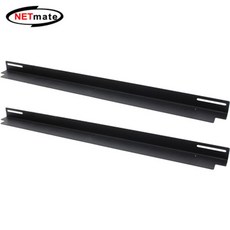 NETmate NM-SBA01 서버랙 가이드 앵글(블랙 좌/우 한세트)