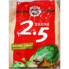 핵산 2.5 백설 1kg, 1개