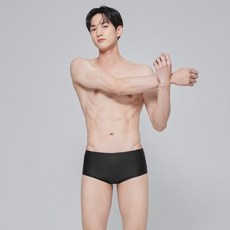 배럴 공식스토어 [배럴] 맨 에센셜 숏사각 수영복 블랙 (B3SMSMS003BLK)