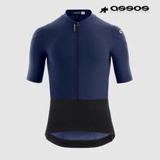 ASSOS 타르가 빕 숏 / 아소스 이큅 RS 빕 숏 S9 타르가 남성용 여름 멜빵반바지 EQUIPE RS Bib Shorts S9 TARGA Black / Cyber Blue 상품 이미지