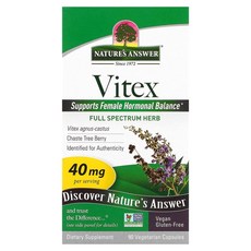 네이쳐스앤서 Vitex 아그너스 카스터스 체이스트 베리 베지캡슐 90정, 1개