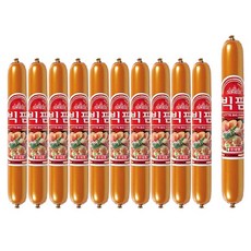 롯데 빅팜 150g(10개+1개) 기획 군대 PX 간식 소시지 남여노소 음식 햄 반찬 주전부리, 150g, 11개