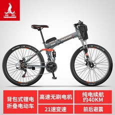 피닉스 전기자전거 산악 MTB 26인치 출퇴근 바이크 리튬 접이식, 36V, 0아, 접이식 / 26  스포크 휠 / 10AH 전기레인지 4