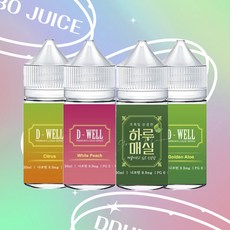 디웰 입호흡 모음 30ML 골든알로에 시트러스 화이트피치 하루매실 전자담배액상 뚱보액상, 3. 화이트 피치, 1개