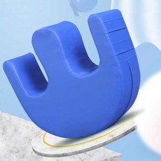 배게용품 와상 몸돌리기 보조기 간병 쿠션 통풍 체위 다리 변형 골반, 블루+방수PU+두꺼운 핏, 1개