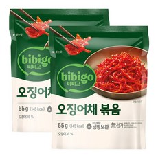 CJ 비비고 오징어채볶음 55g 2개, 1개