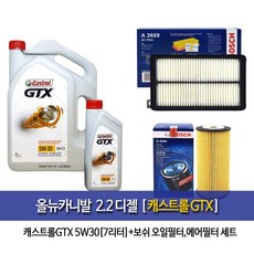 올뉴카니발 2.2디젤 캐스트롤GTX(6L+1L)7L 엔진오일 96-A2659