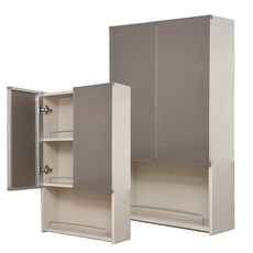 태성 PS오픈헤어라인 실버 욕실수납장 500 x 800 욕실장 PS선반 댐퍼기능, 1개
