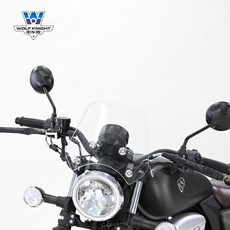 바이크 윈드가드 롱스크린 실드 베네트125 투명 윈드스크린 윈드 RA2 바람막이 유리, (투명)높이25cm클래식적용드래곤RA2, 1개