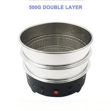 커피볶는기계 가정용로스터기 가정용 소형 커피 원두 로스터 1000G 흡입 스테인레스 스틸 쿨링 플레이트 필터 라디에이터 포함, [05] 500g double eu plug, 1개