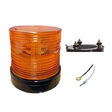 대성부품 LED 경광등 국산 12V 24V 트럭 SF2 자석식 피스식 화물차 대형트럭 덤프 경고등 싸이키 소리 자석 피스 현장 장비 비상등 원형 황색 백색 청색 적색 대형 겸용 지게차 중장비 스트로보 렉카 구급차 LED경광등, 1개
