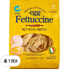 청정원 에그 파스타 페투치니, 250g, 13개
