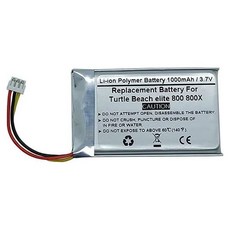 터틀 비치 엘리트 800x 무선 헤드셋용 1000mAH 3.7V 교체용 배터리