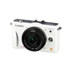 パナソニックPanasonic 파나소닉 미러리스 일안 카메라 GF2 렌즈 키트 14mm F2.5 팬케이크 부속 풀 하이 비전 무비 파인 레드 DMC-GF2C-R