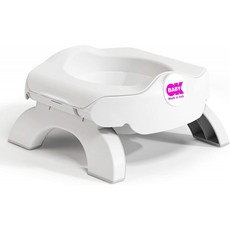 Ok Baby On The Spot 3 in 1 Travel Potty Seat - Compact &amp; Lightweight Design - Features Non-Slip Rubber Base - Remo, 단일옵션