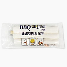 비비큐 길쭉이 머쉬멜로우 3p, 8개, 85g