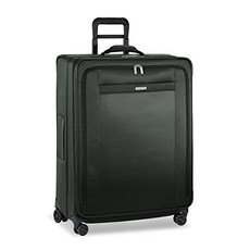 Briggs Riley Transcend-Softside 확장형 대형 체크 수트 케이스 열대 우림 29 인치
