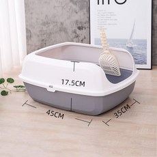 새끼 고양이 배변통 변기훈련 대형 화장실 쓰레기통 HS2