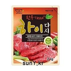 미담채 하이다시다 2kg, 6개