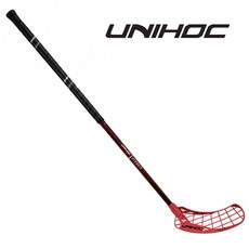 경기용 플로어볼 스틱 UNIHOC EPIC CARBSKIN FL 29 radiant red 96cm