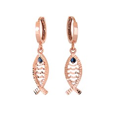 천연사파이어귀걸이