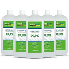 Besuche den ferdocleanStore 이소프로파놀 999 1000ml 용제 이소프로필 알코올IPA 1L 2프로파놀 511338, 1L (5er Pack)