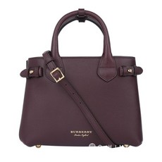 [버버리] 토트백 하우스 체크 배너 스몰 4023704 MAHOGANY RED
