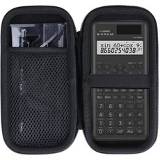 카시오 FX-115 ESPLUS2 2판/FX-991 ES Plus-2판/FX-82 ES/FX-83GTCW/FX82 Plus 과학 계산기블랙와 호환되는 케이스, Black