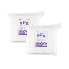 [의약외품]업소용 절단 화장솜 대용량 1000매 450g * 2개 피부관리실 네일샵 코튼 탈지면