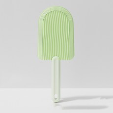 젬버트 반려동물 죽은털 정리 털날림 방지 실리콘 브러쉬, 1개, 그린