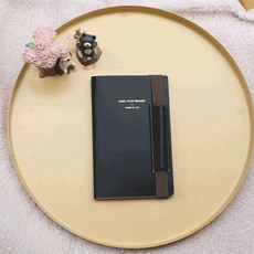 실로펜 버전2 다이어리 북 밴드 펜 홀더, 매트 블랙